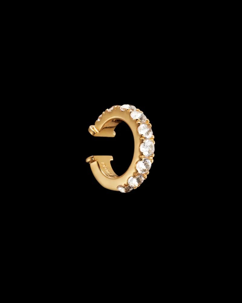 Gold-plated Silver - Clear Quartz