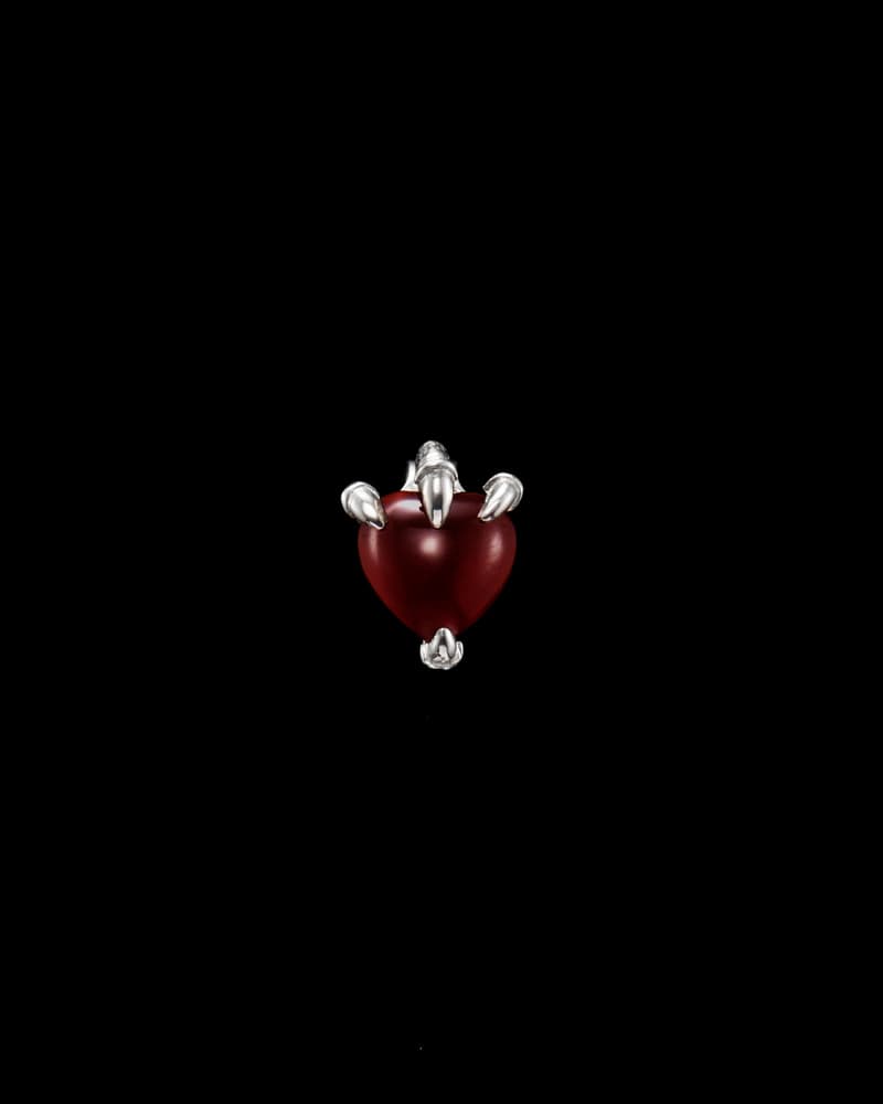 Silver - Mozambique Garnet