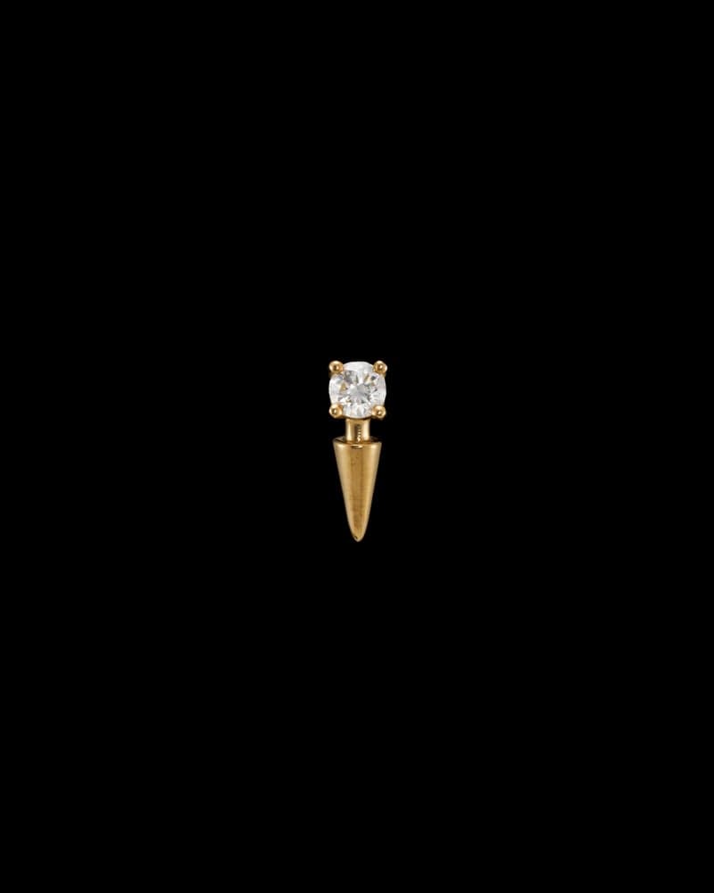 18K Yellow Gold - G/VS Lab Grown Diamond