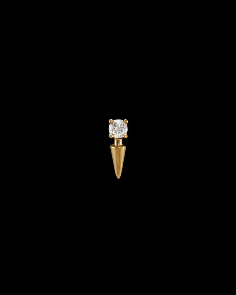 18K Yellow Gold - G/VS Lab Grown Diamond
