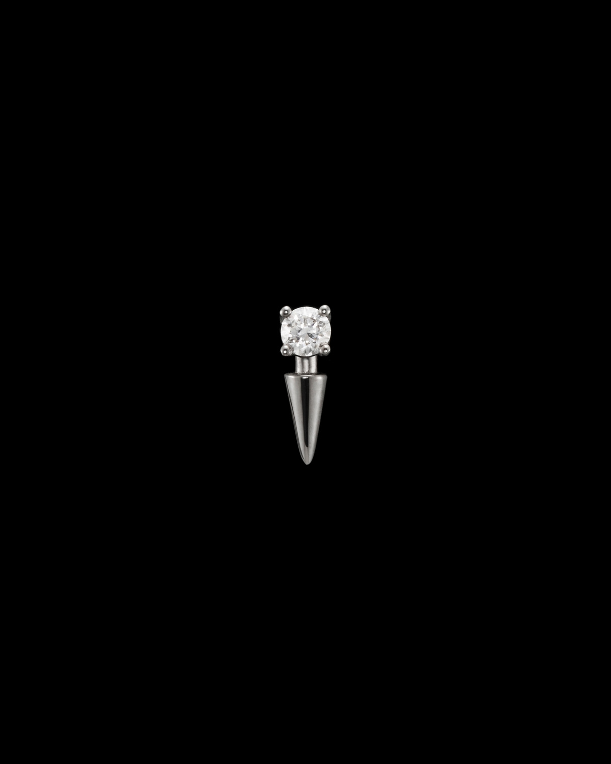 Rivière Rebel 1 Stone Ear Stud-image-0