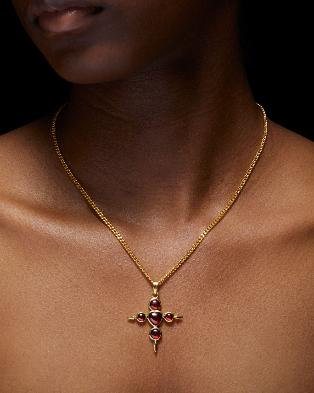 Empress Garnet Necklace-image-1