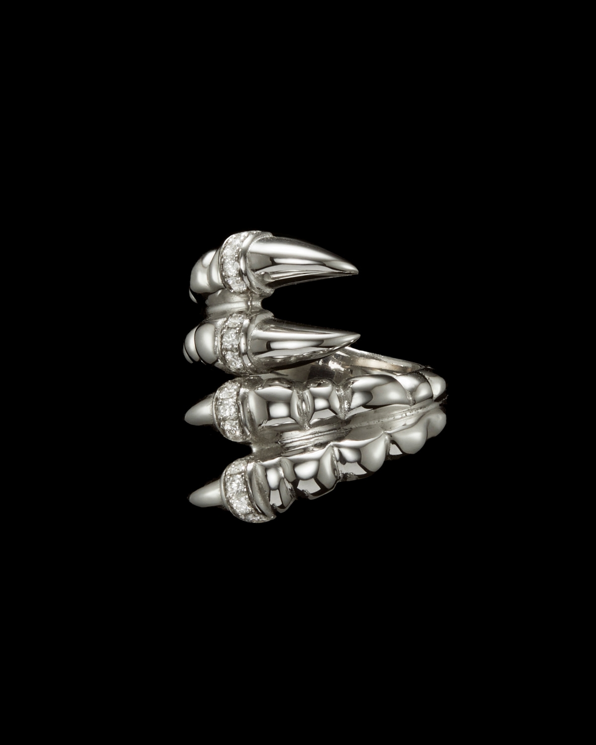 Double Claw Diamond Multi Ring-image-1