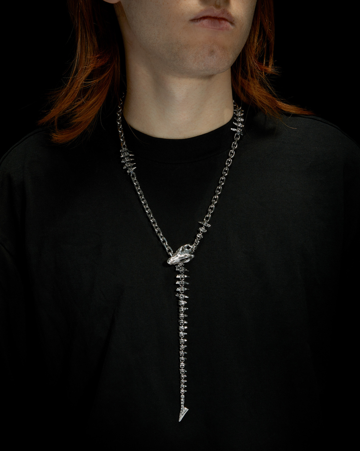 Dragon Chain Long Necklace-image-1