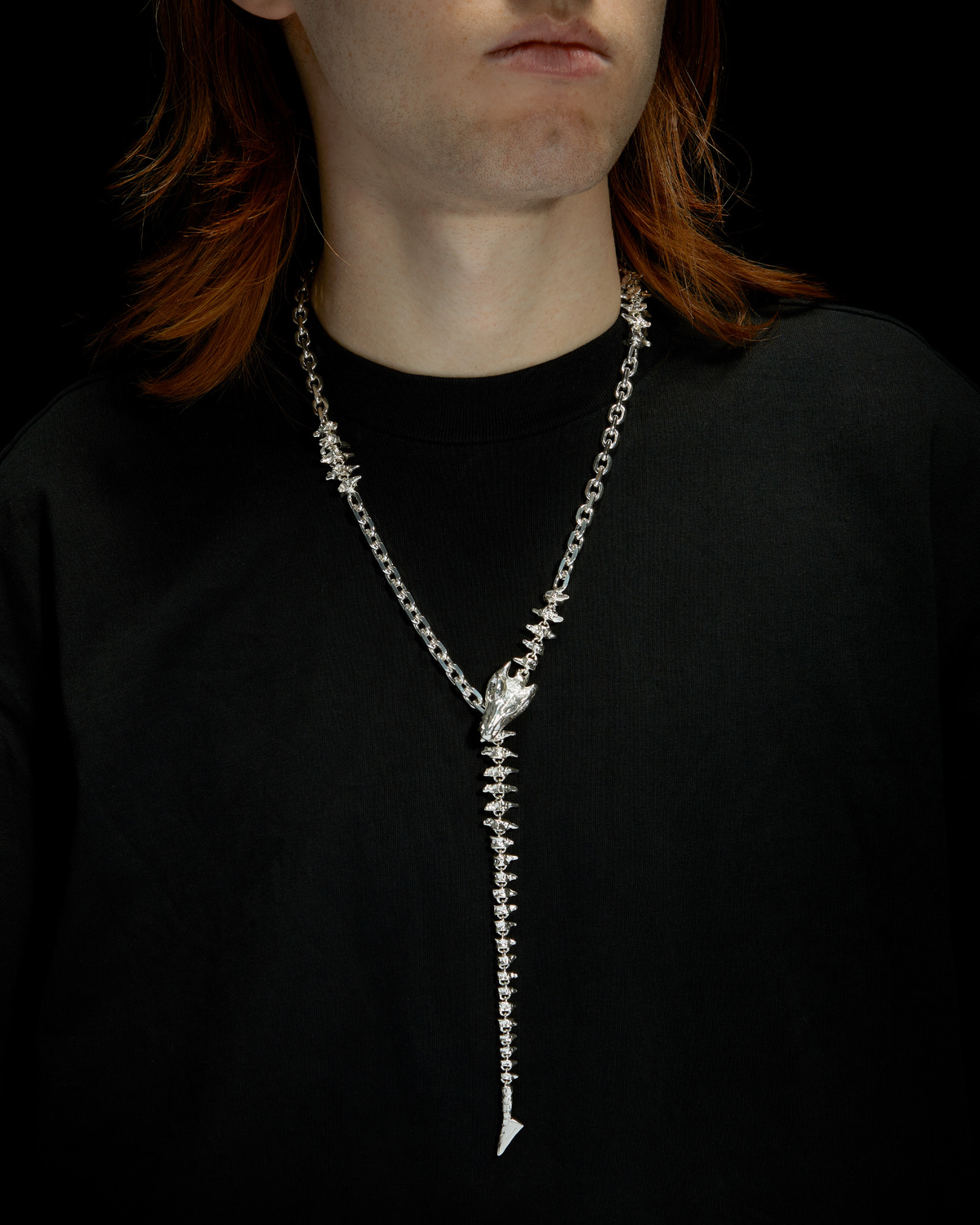 Dragon Chain Long Necklace-image-1