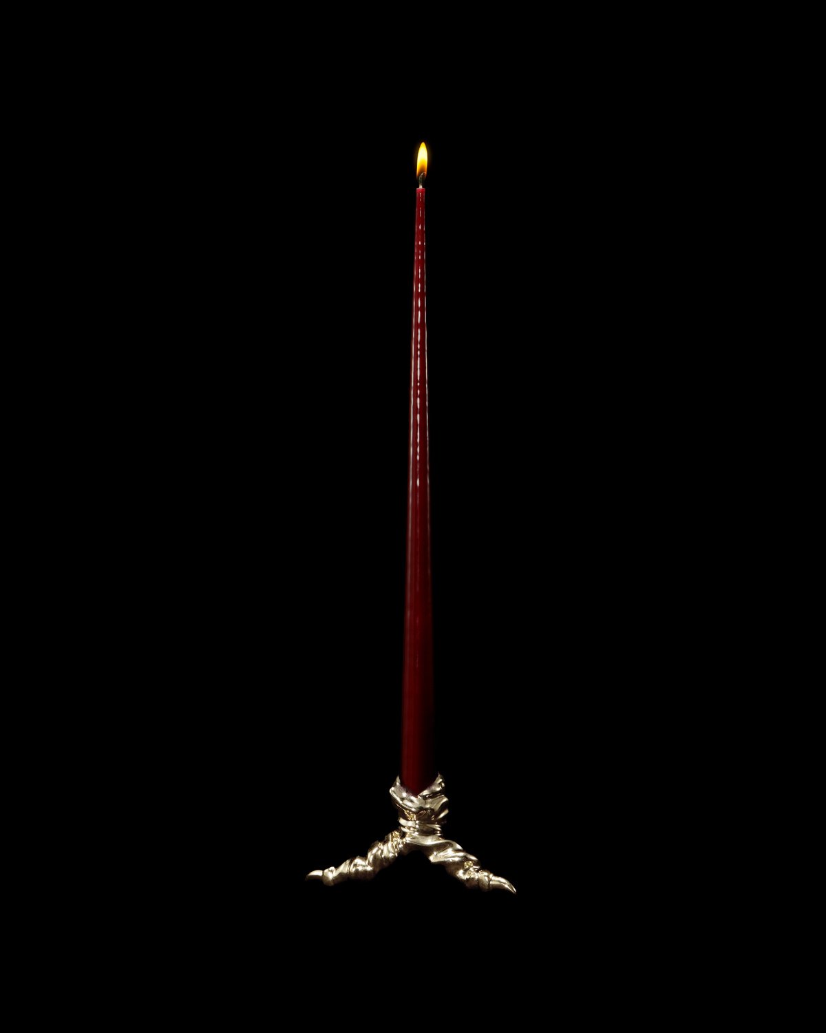 Entwined Claw Candle Holder-image-1