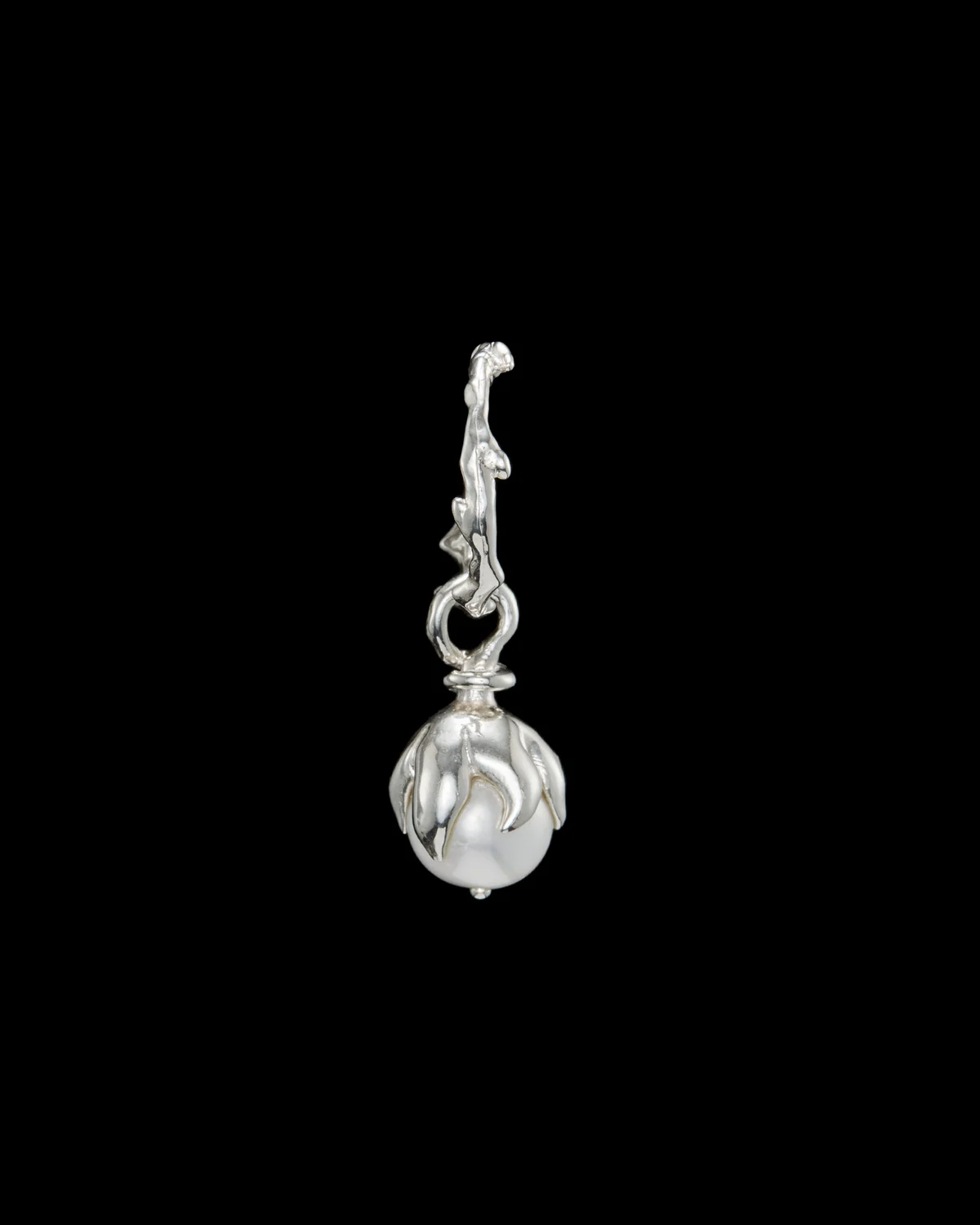 Bud Hoop Earring