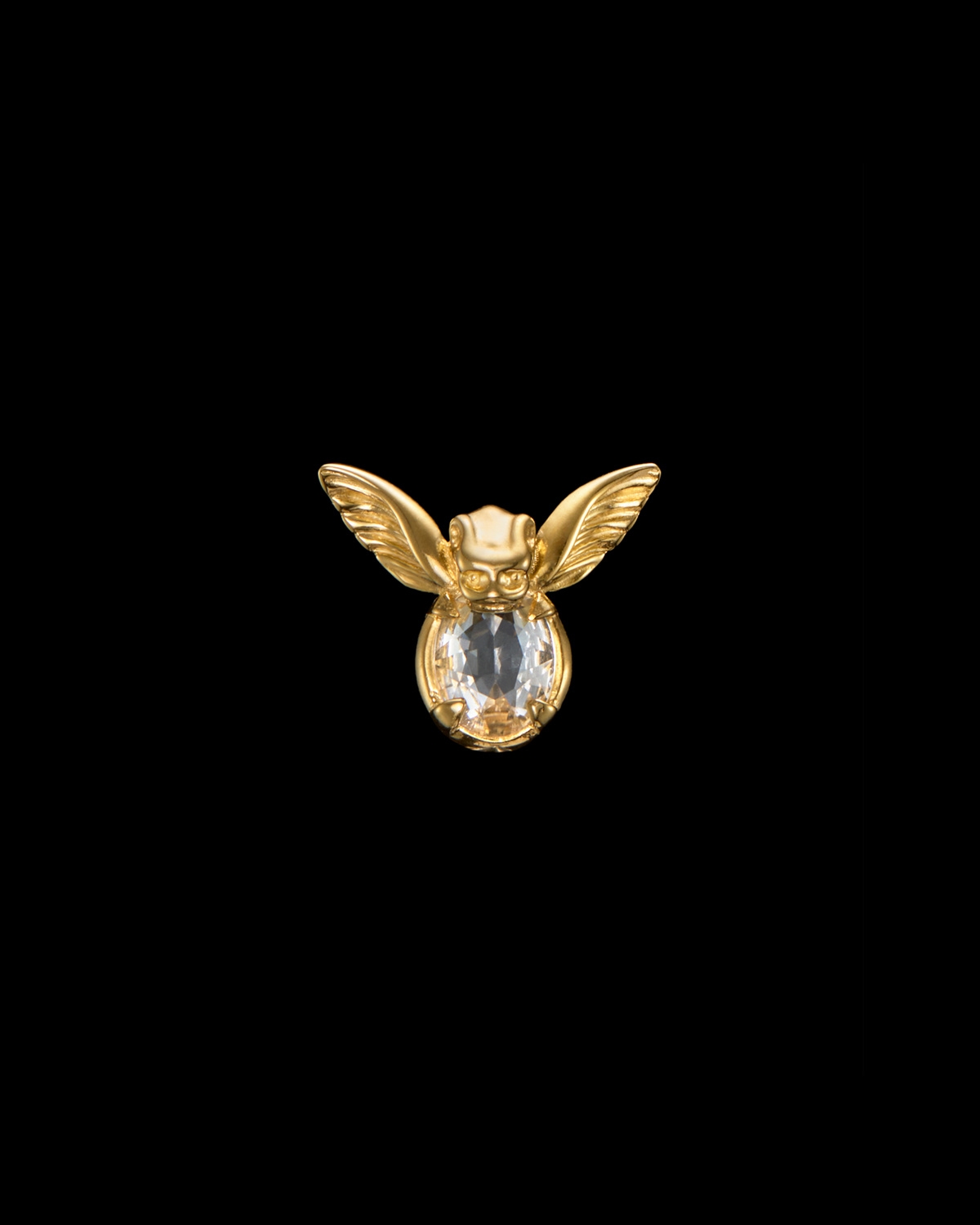 Tiny Gargoyle Ear Stud-image-0