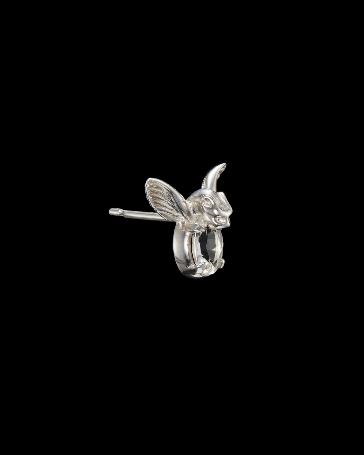 Tiny Gargoyle Ear Stud-image-1