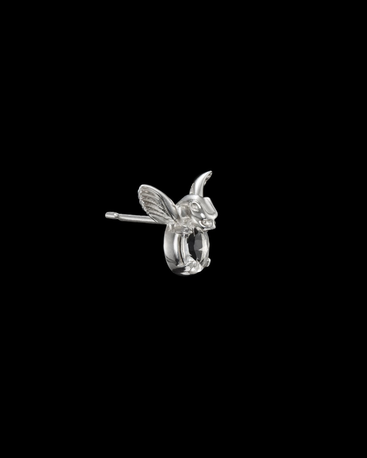 Tiny Gargoyle Ear Stud-image-1