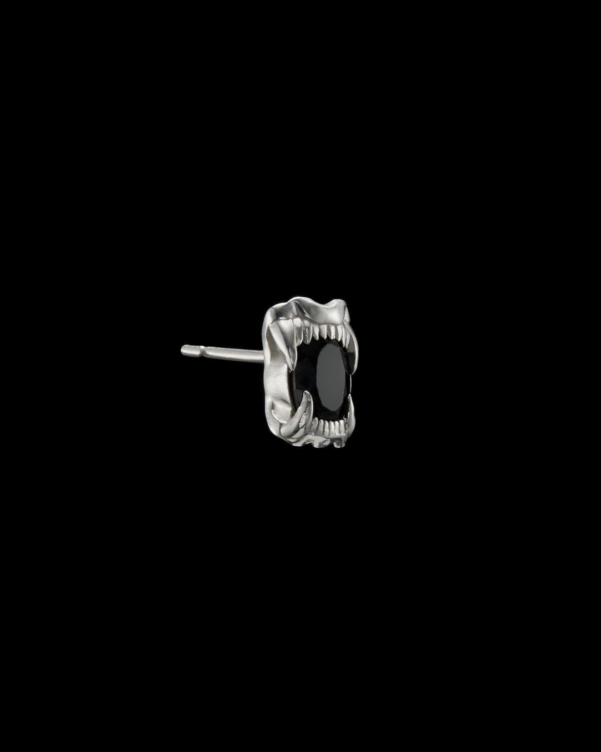 Tiny Jaw Stone Ear Stud-image-1