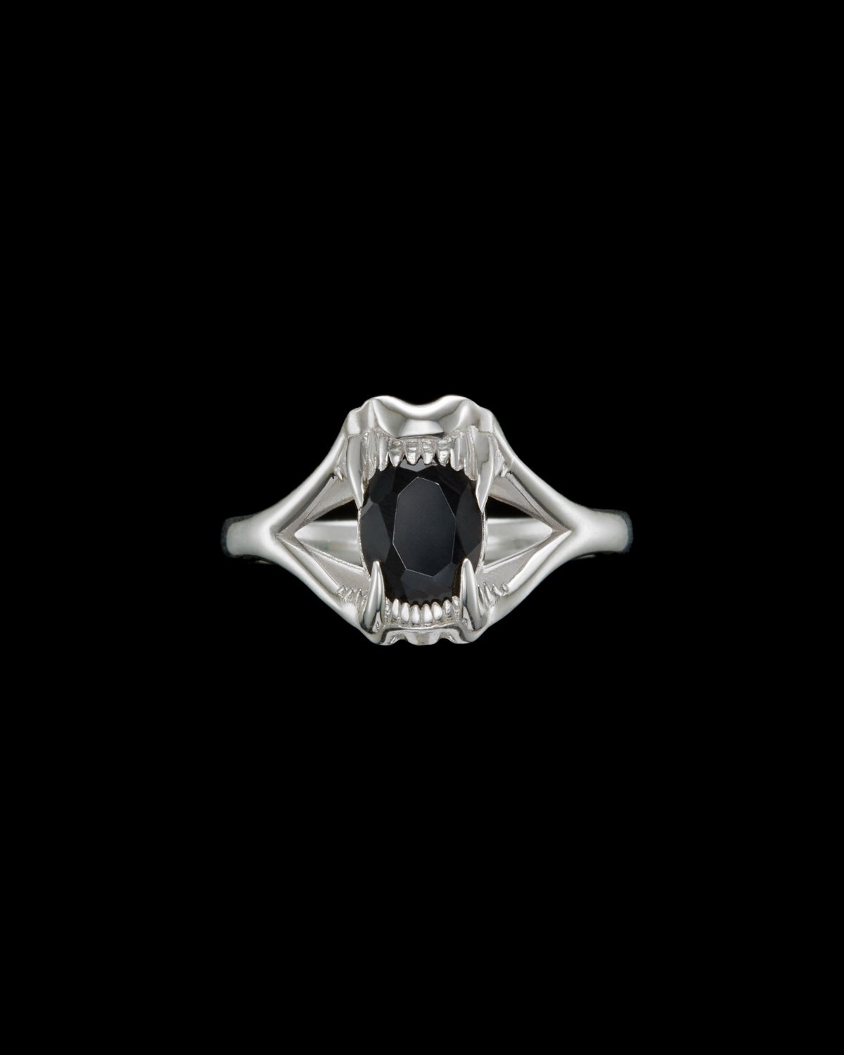 Tiny Jaw Stone Ring-image-0