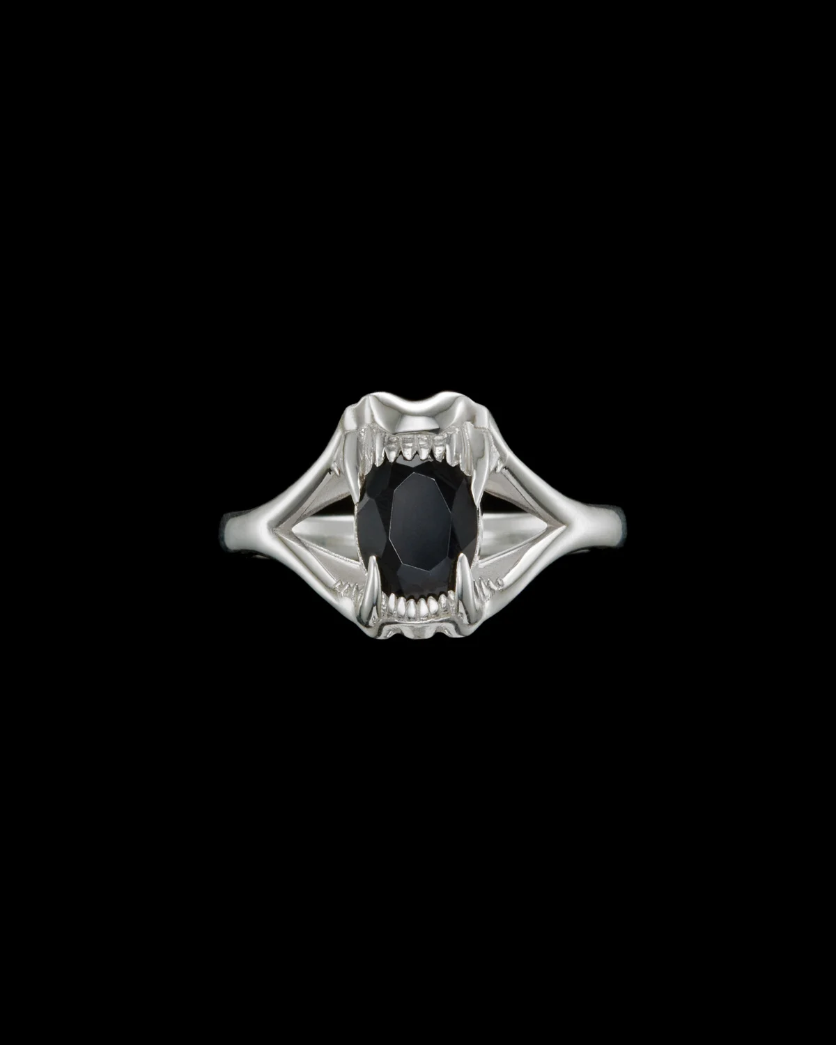 Tiny Jaw Stone Ring-image-0