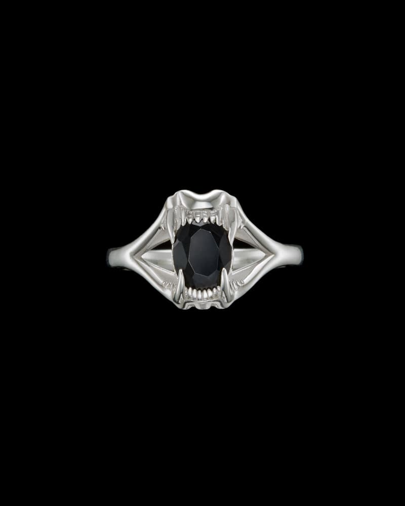 Silver - Black Spinel