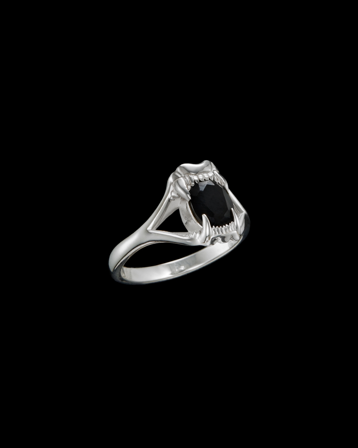 Tiny Jaw Stone Ring-image-1