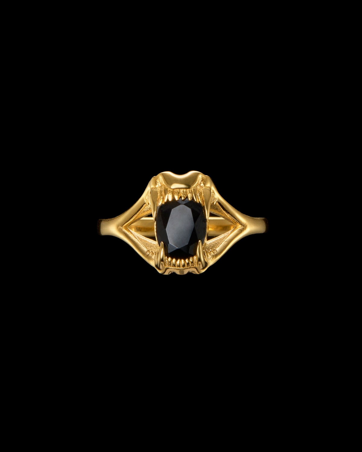 Tiny Jaw Stone Ring-image-0