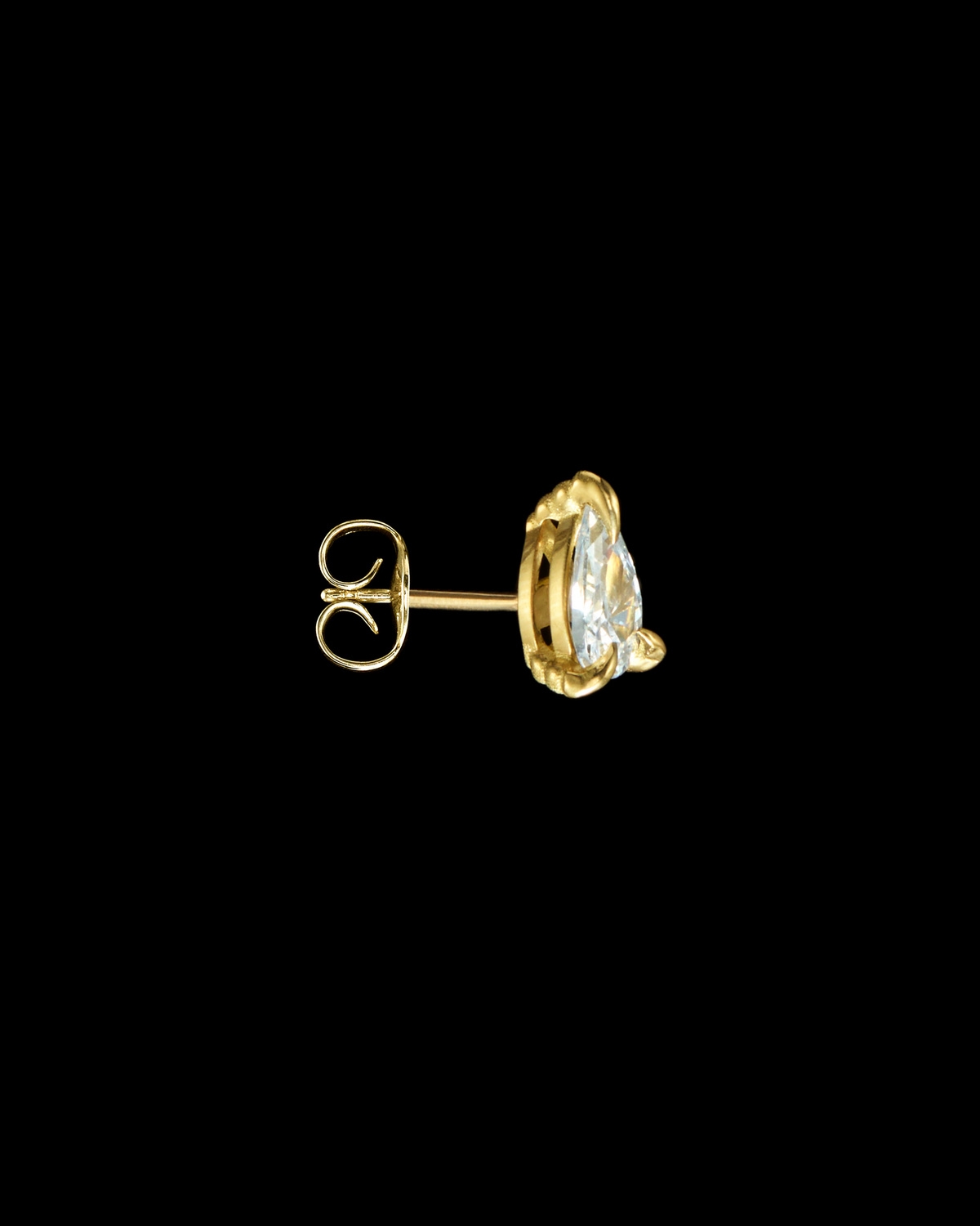 Dragon Cathedral Diamond Ear Stud-image-1