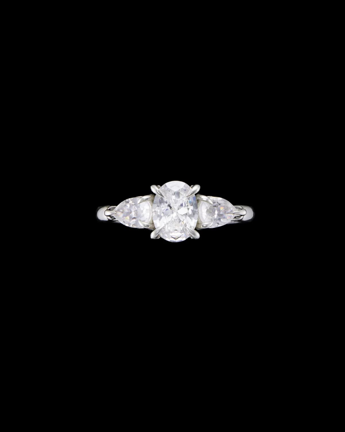 Dragon Cathedral Ring 1.0ct