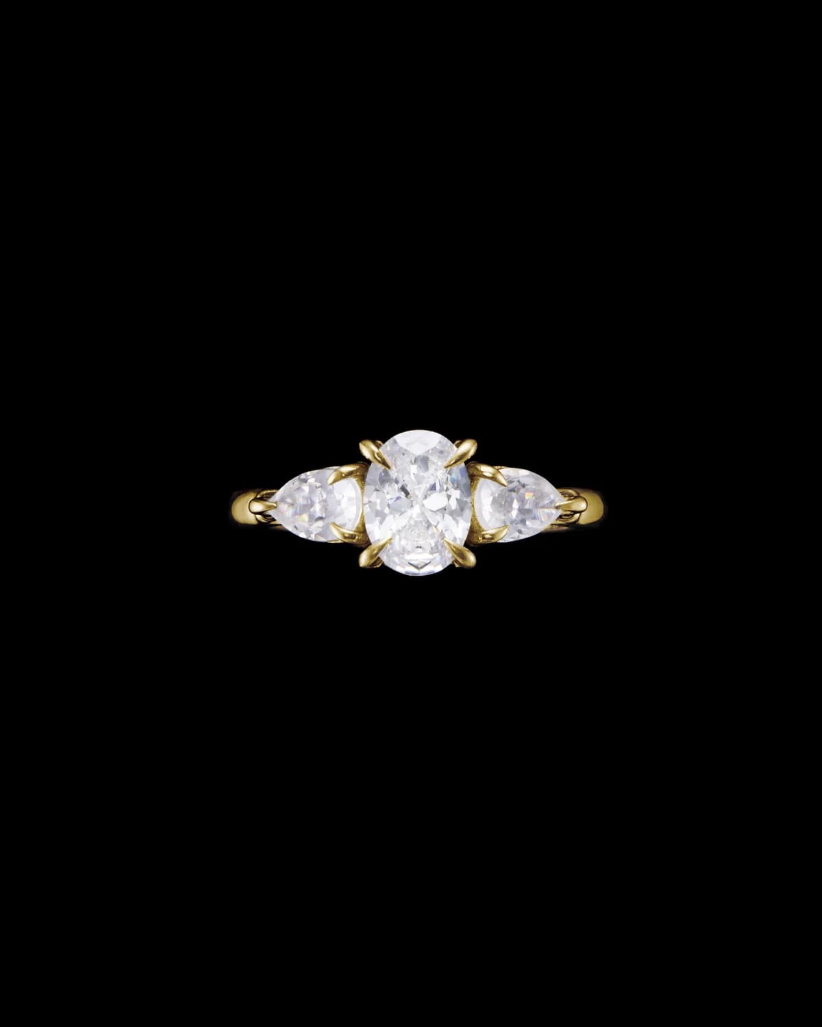 Dragon Cathedral Ring 1.0ct
