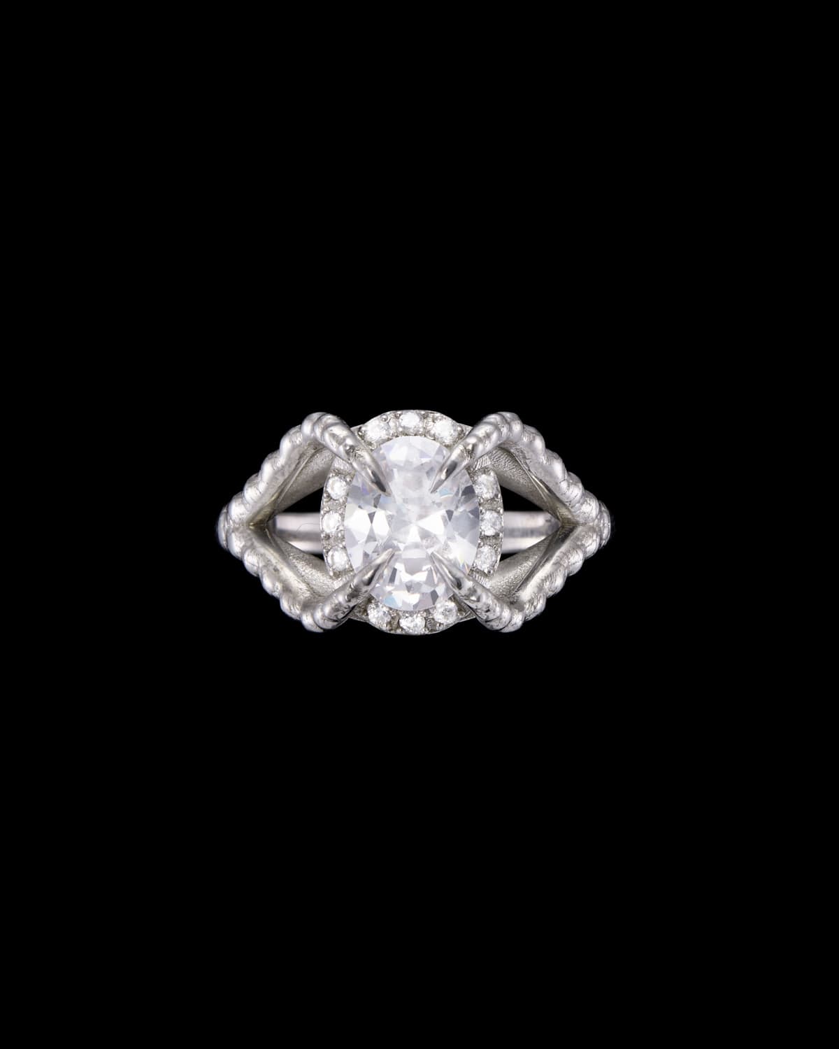 Dragon Halo Ring 1.5ct