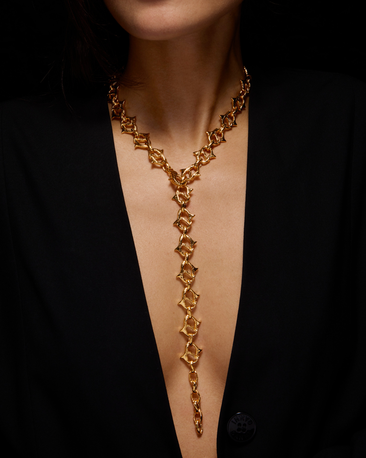 Thorn Chain Long Necklace-image-1
