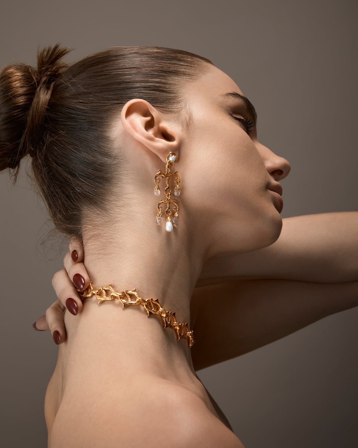 Thorn Chain Long Necklace-image-2