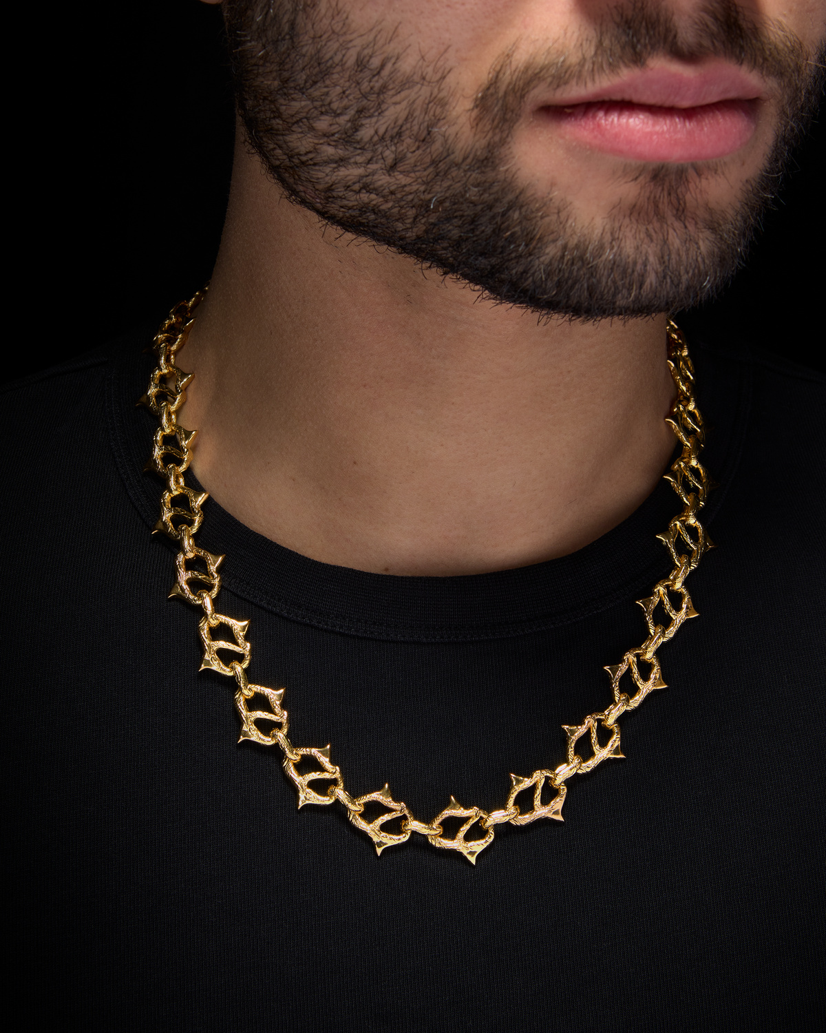 Thorn Chain Long Necklace-image-1