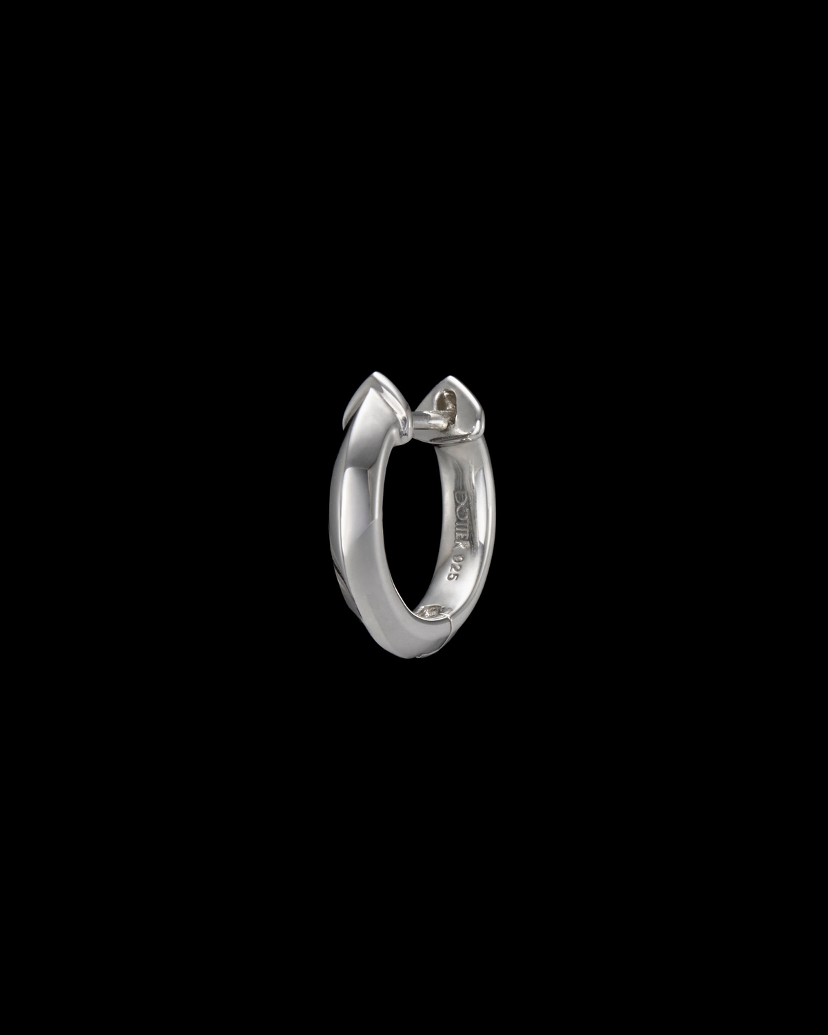 Knife Edge Hoop 14mm-image-0