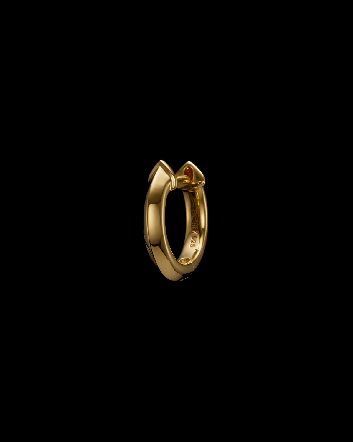 Knife Edge Hoop 14mm-image-0