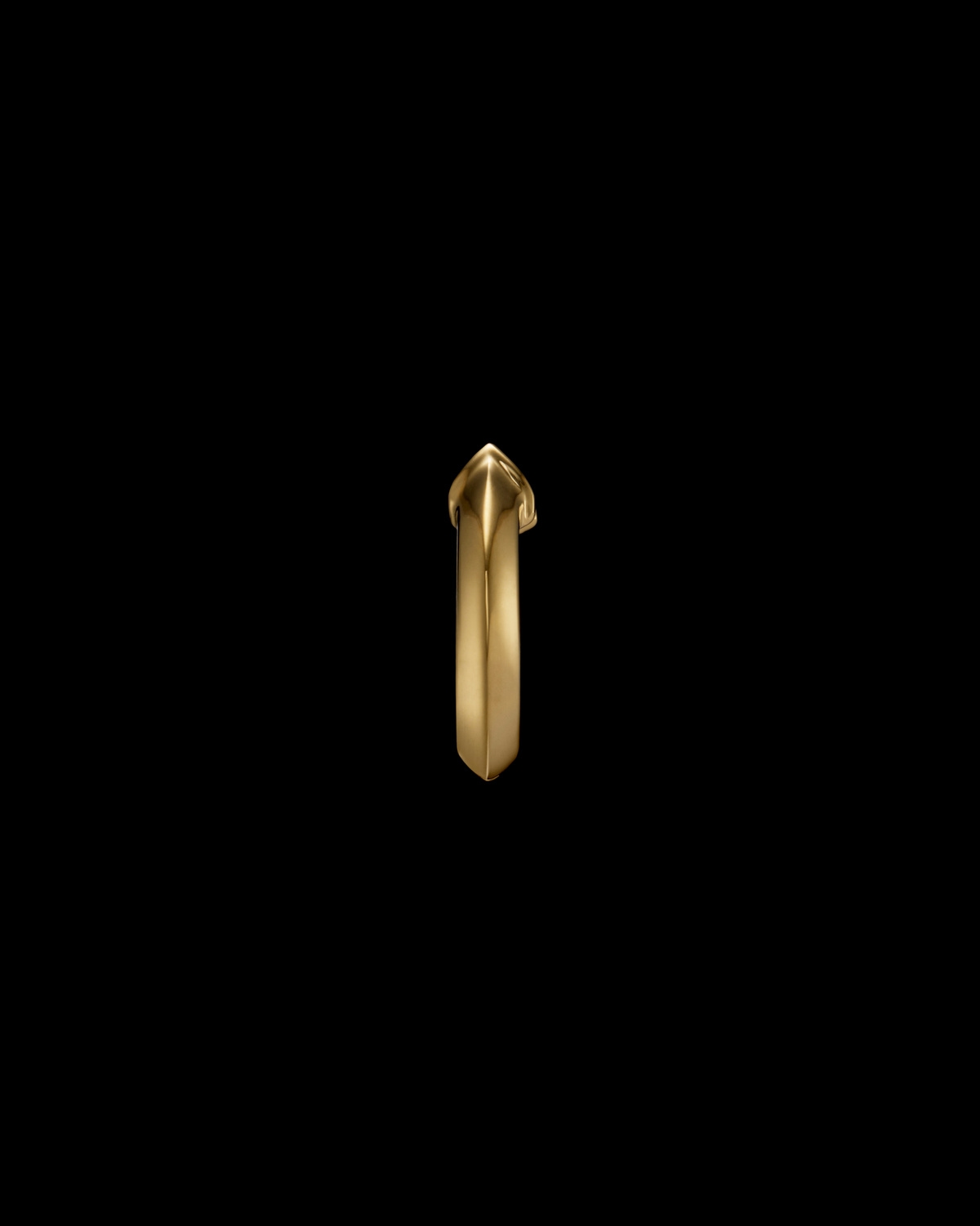 Knife Edge Hoop 14mm-image-1