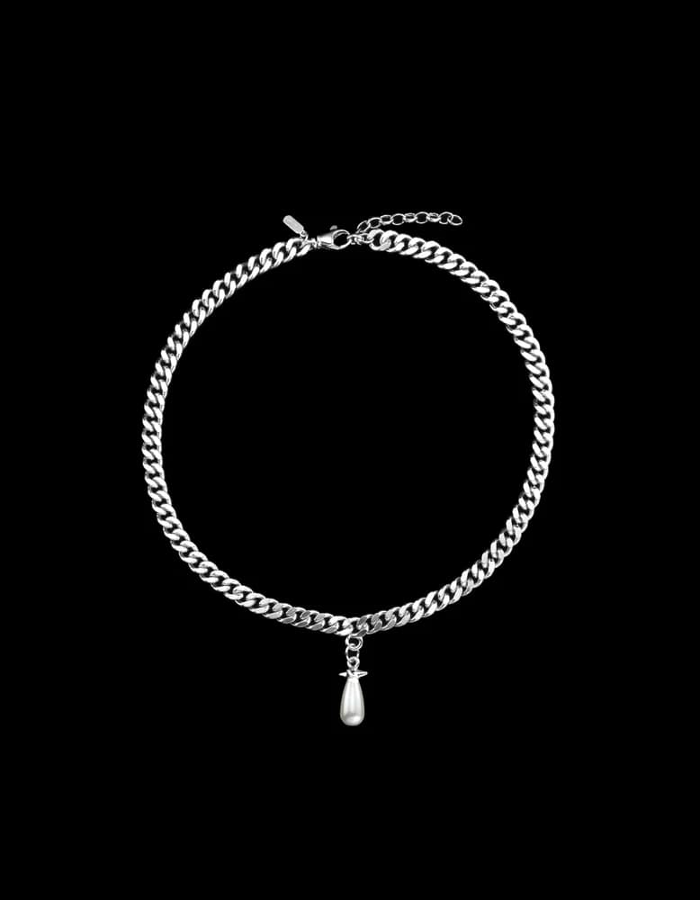 Silver - Glass Pearl
