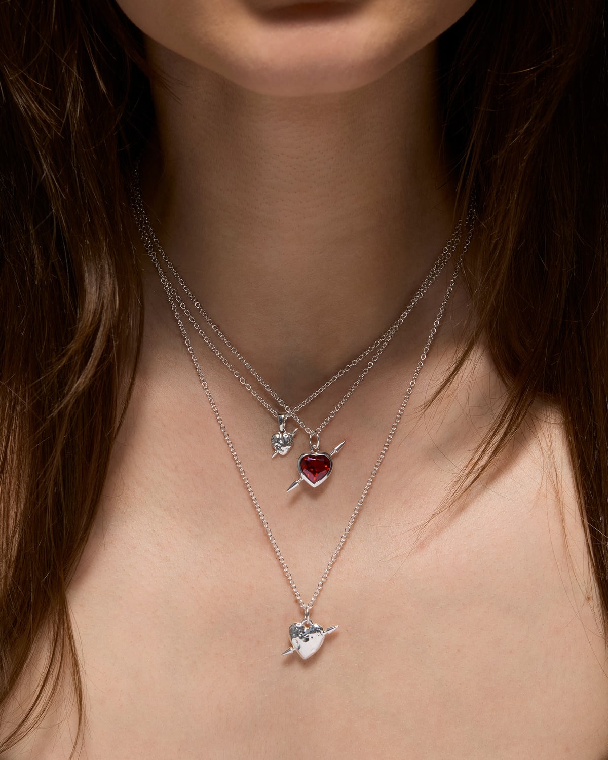 Tiny Tuvstarr's Heart Necklace-image-1