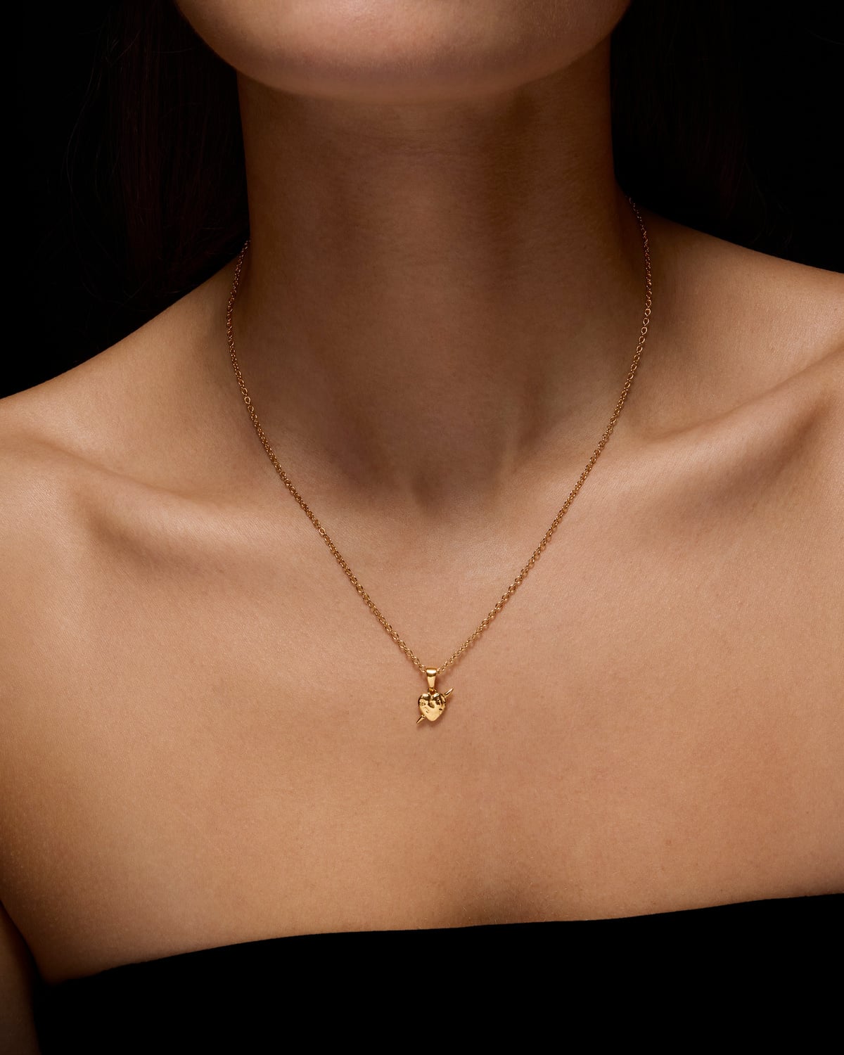 Tiny Tuvstarr's Heart Necklace-image-1