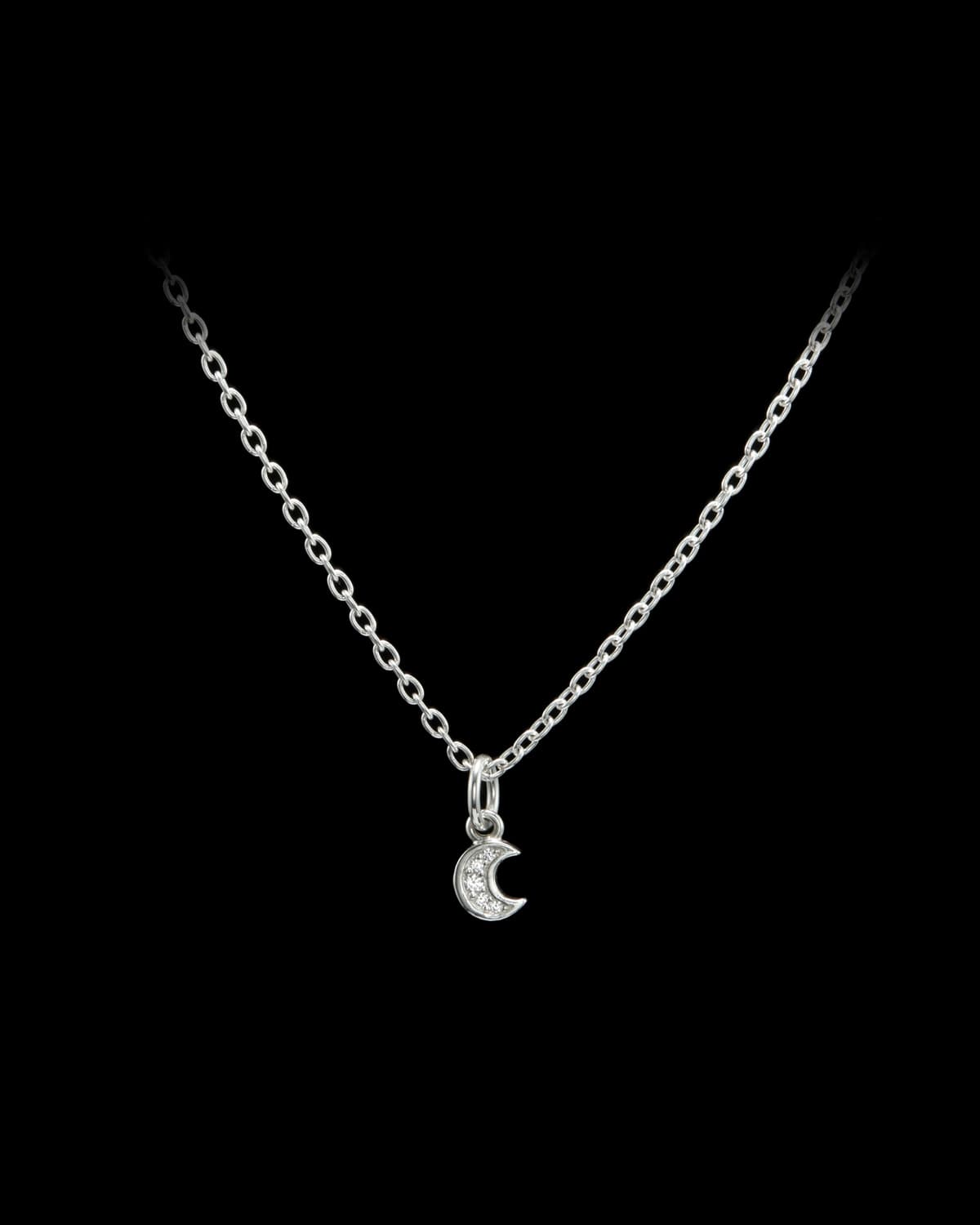 Moon Diamond Necklace