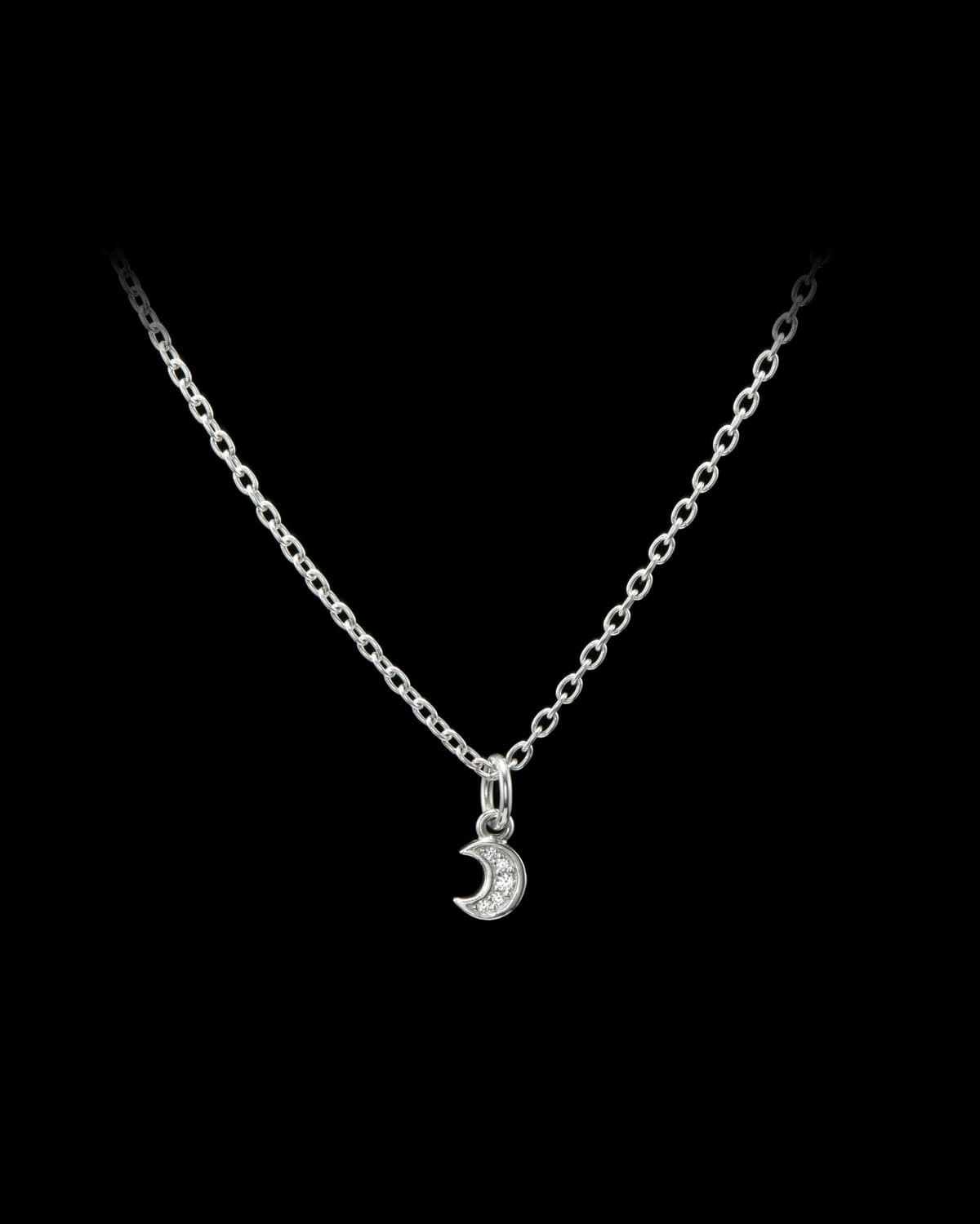 Moon Diamond Necklace