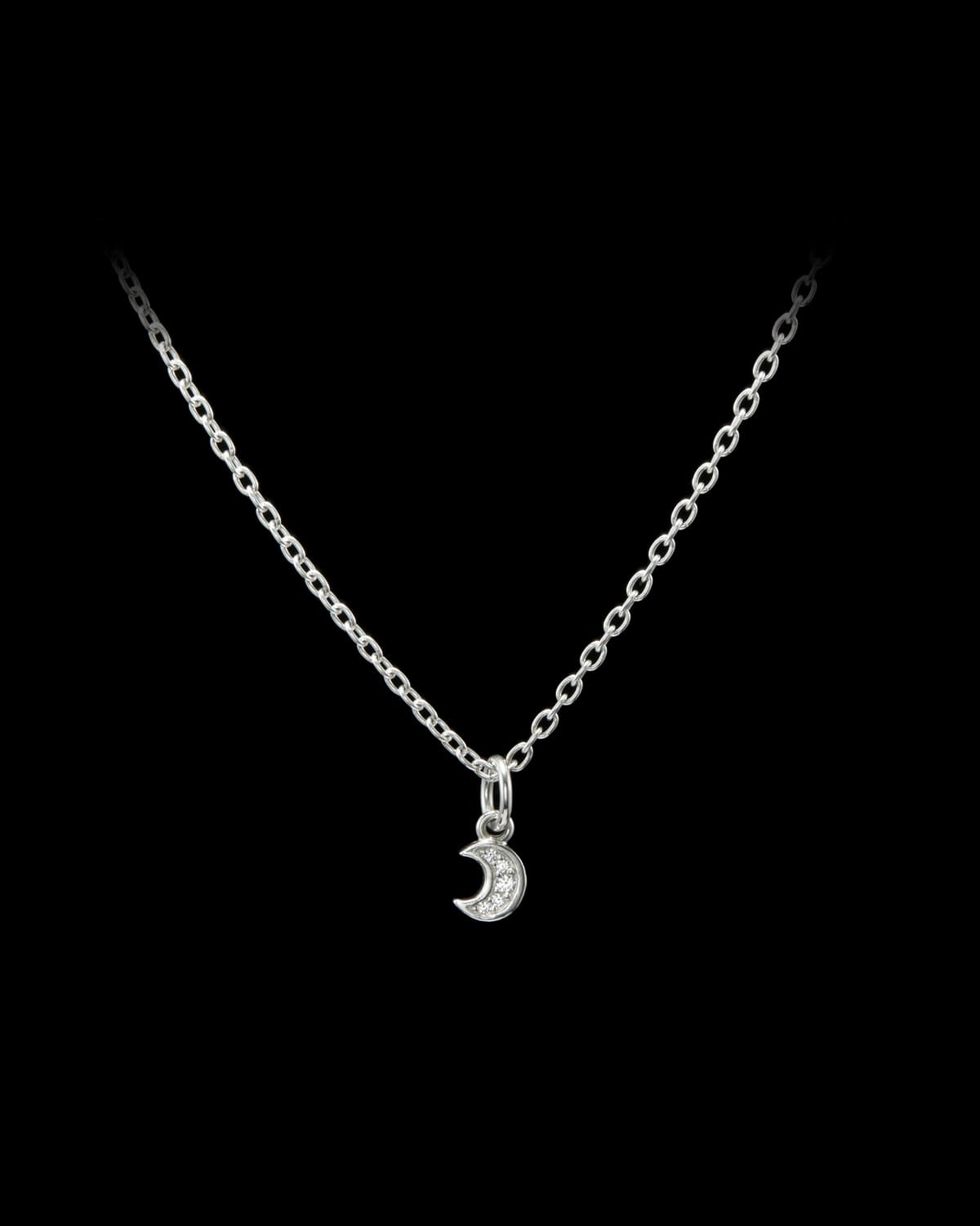 Moon Diamond Necklace