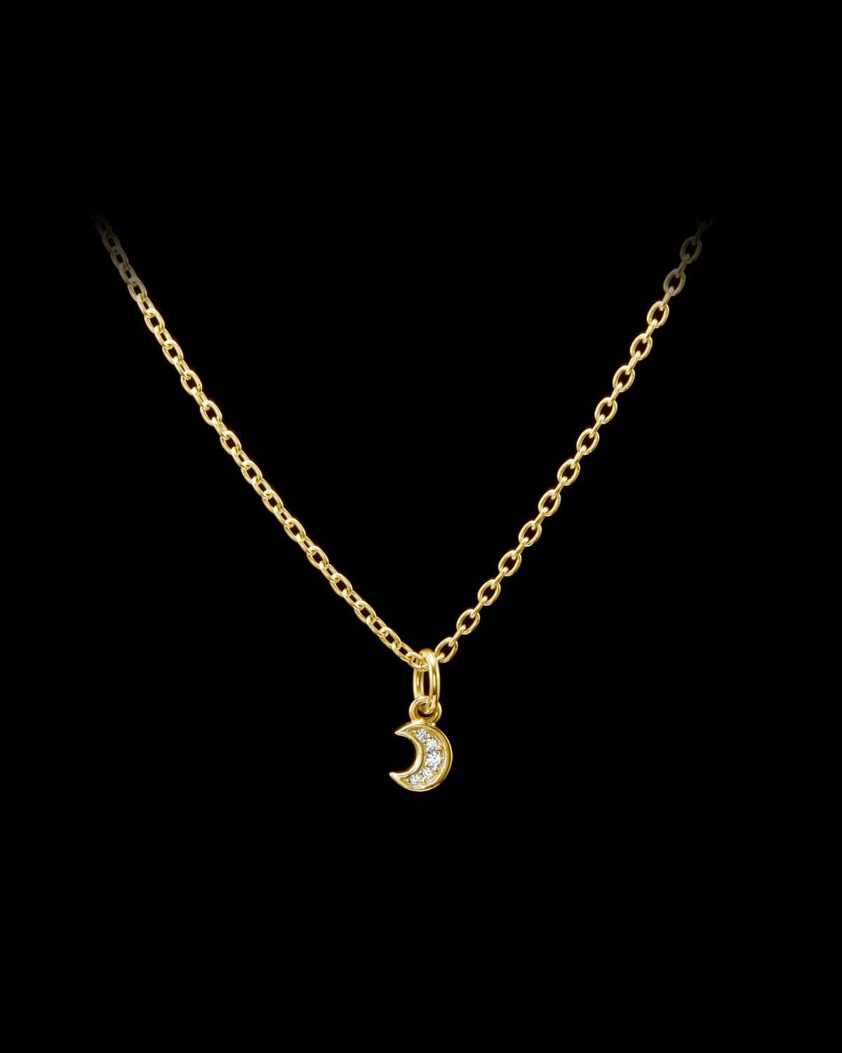 Moon Diamond Necklace