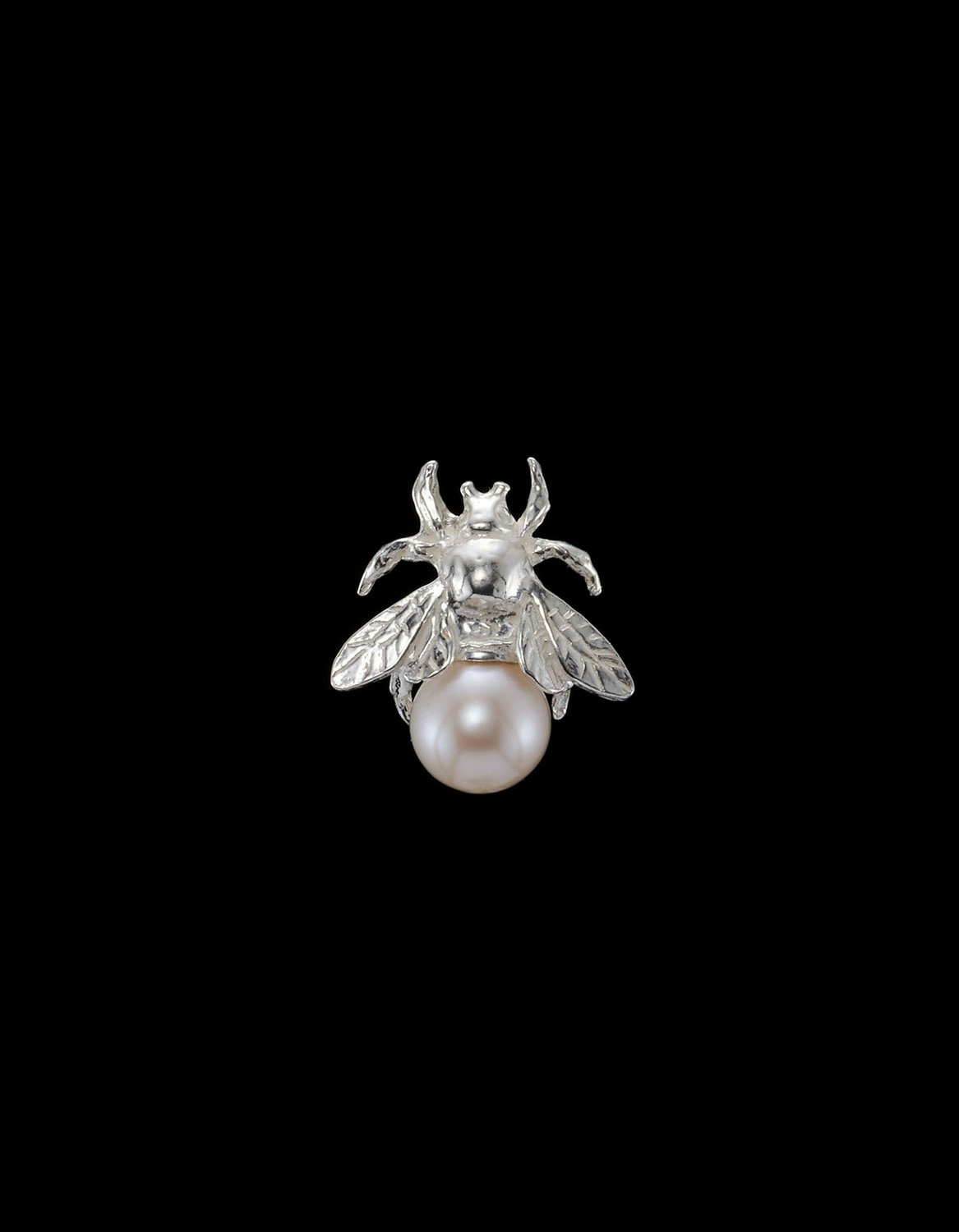 Bumblebee Pearl Ear Stud-image-0
