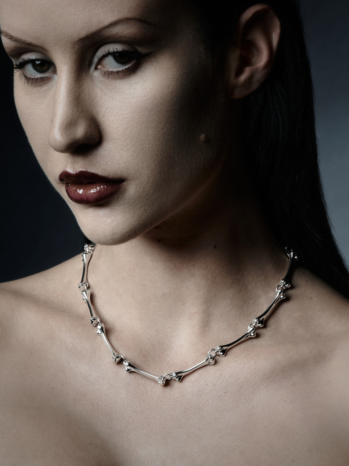 Linked Bone Necklace-image-3