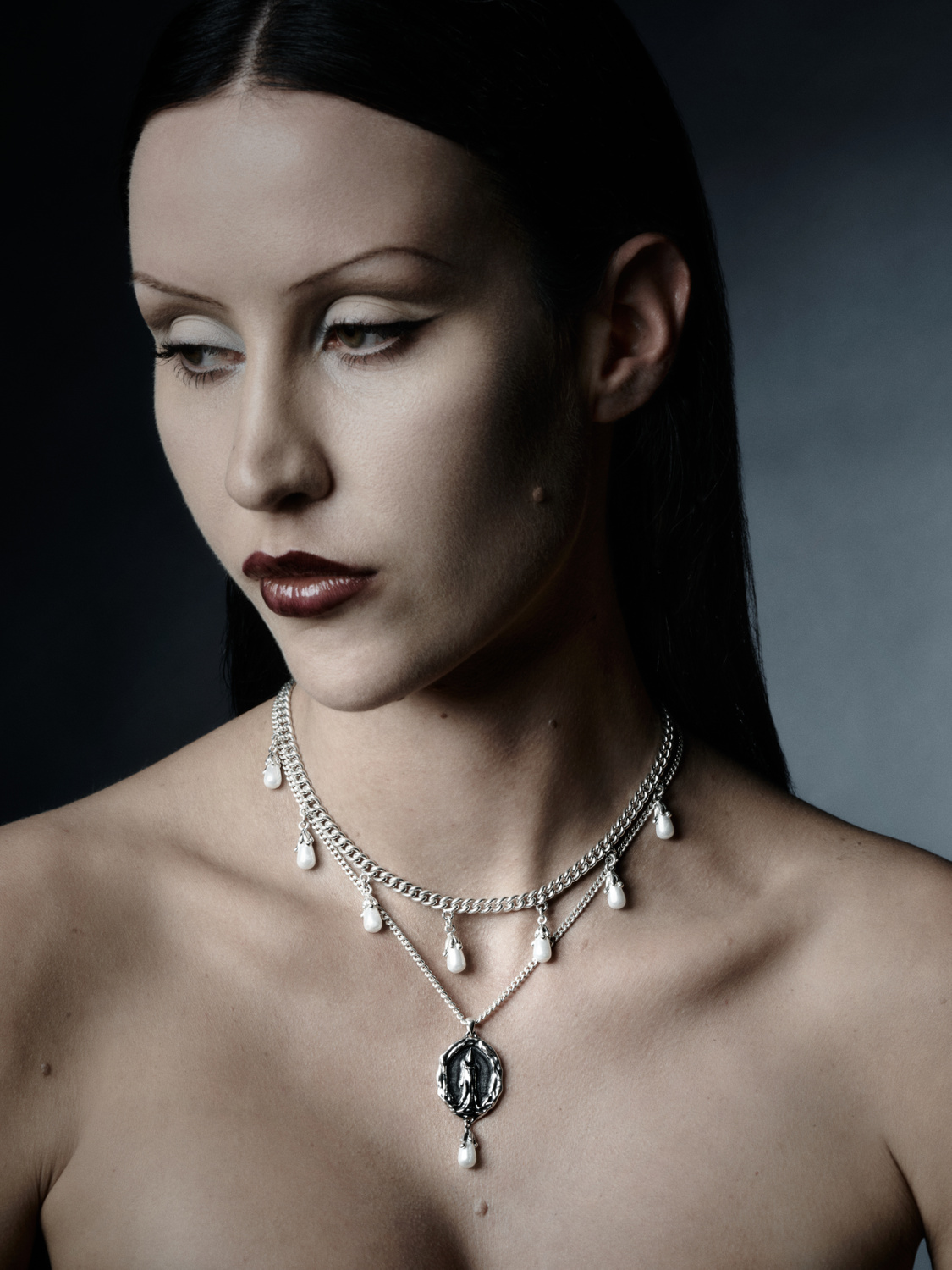 Dripping Candle Necklace-image-2