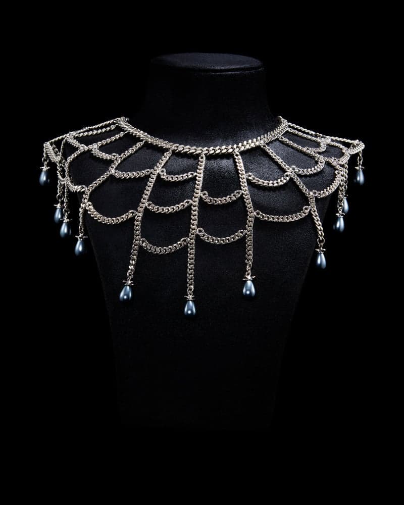 Silver - Black Paste Pearl