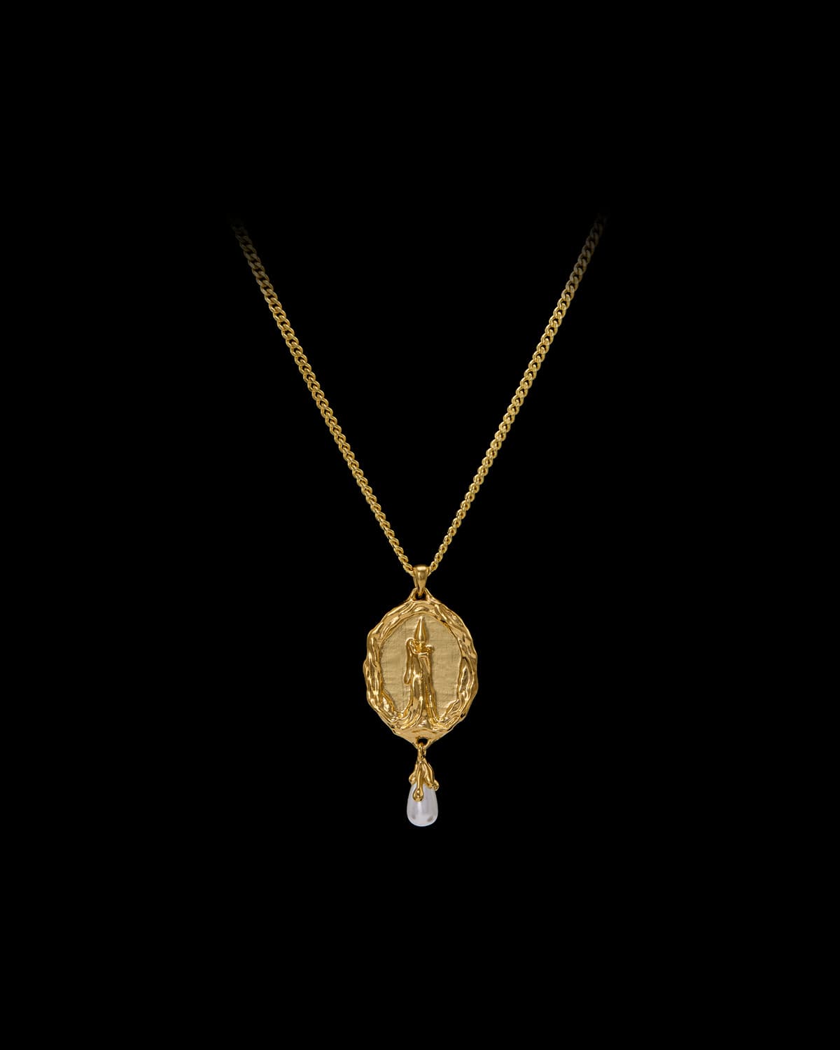 Burning Candle Necklace