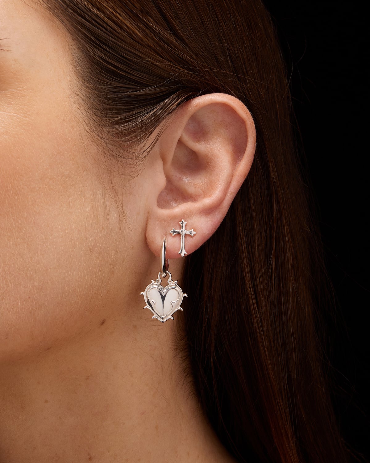 Tiny Devotion Ear Stud-image-1