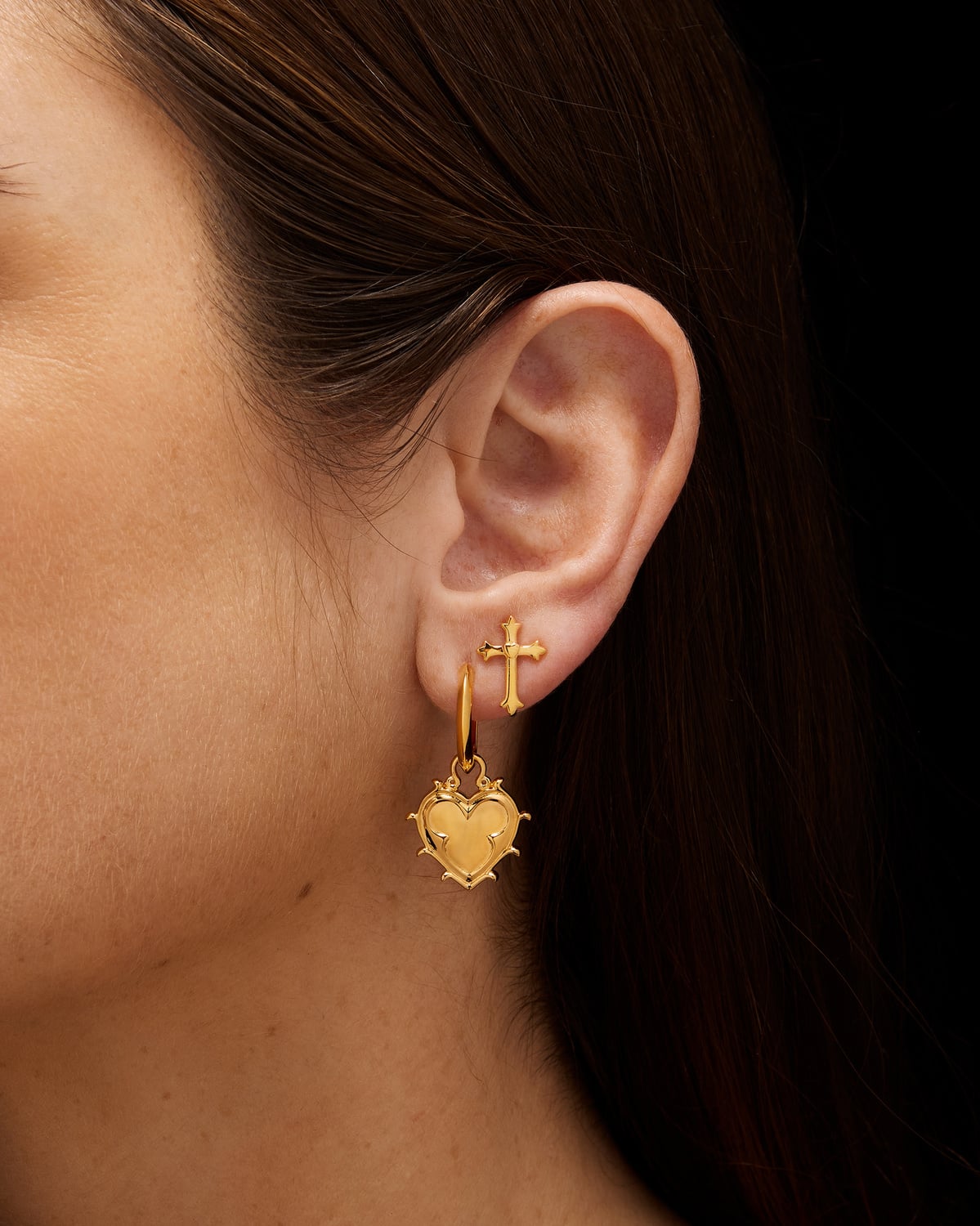 Tiny Devotion Ear Stud-image-1