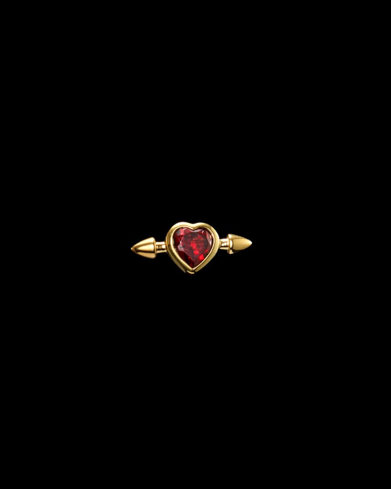 Gold-plated Silver - Mozambique Garnet