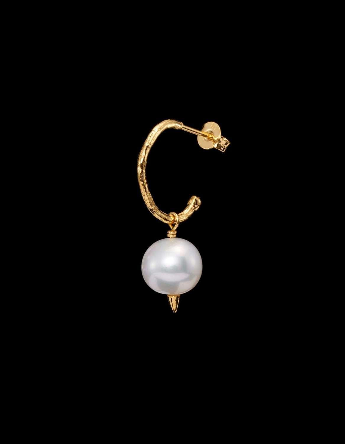 Pierced Pearl Earring-image-0