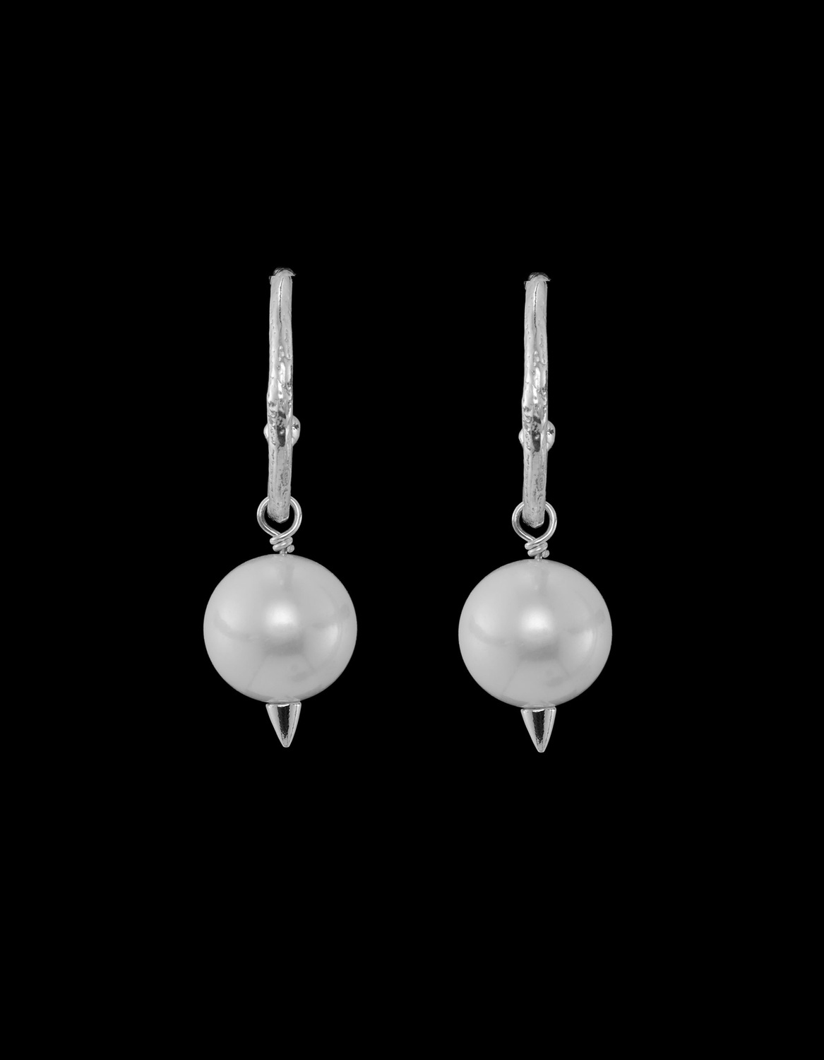 Pierced Pearl Earring-image-1
