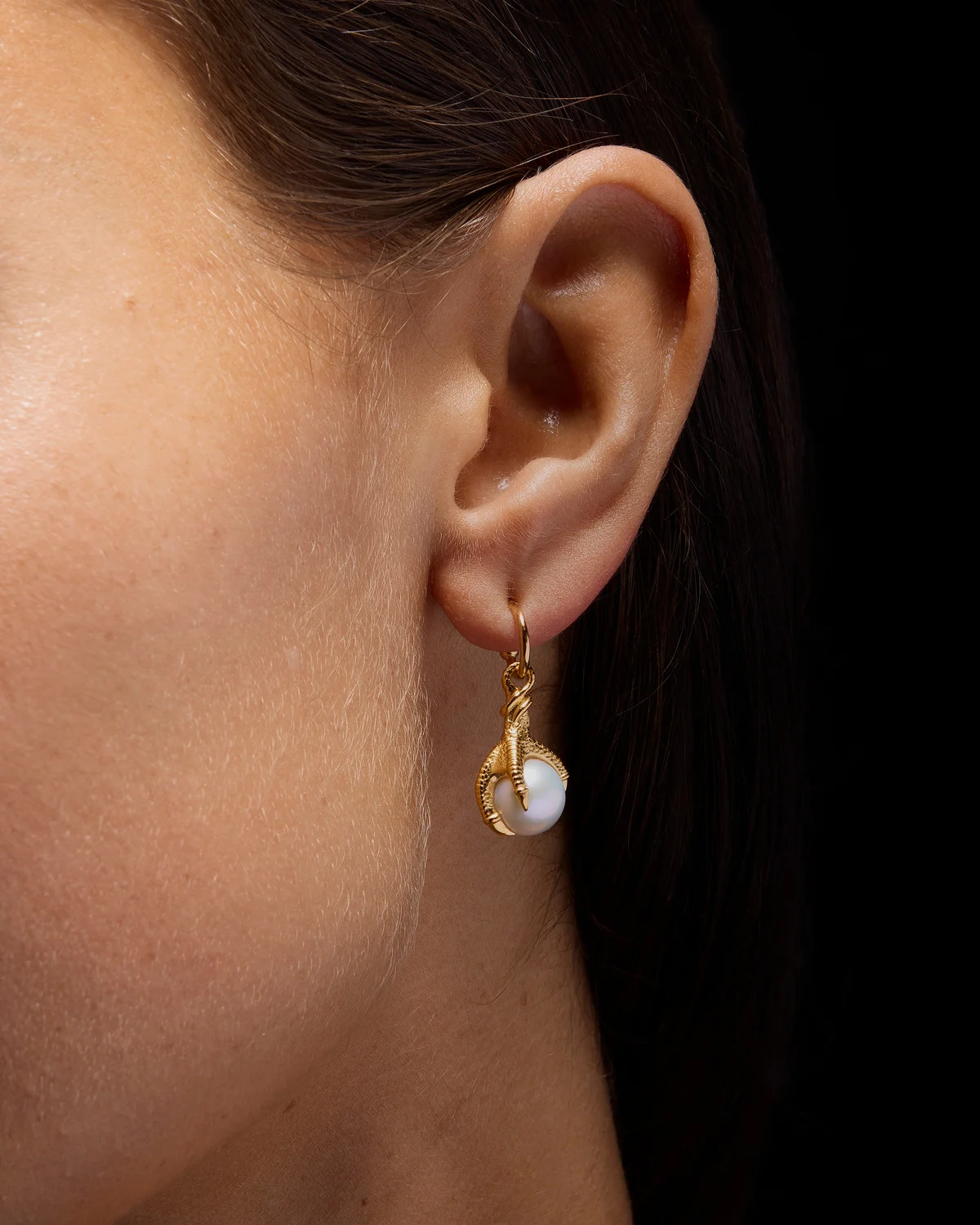 Claw Pearl Earring-image-1