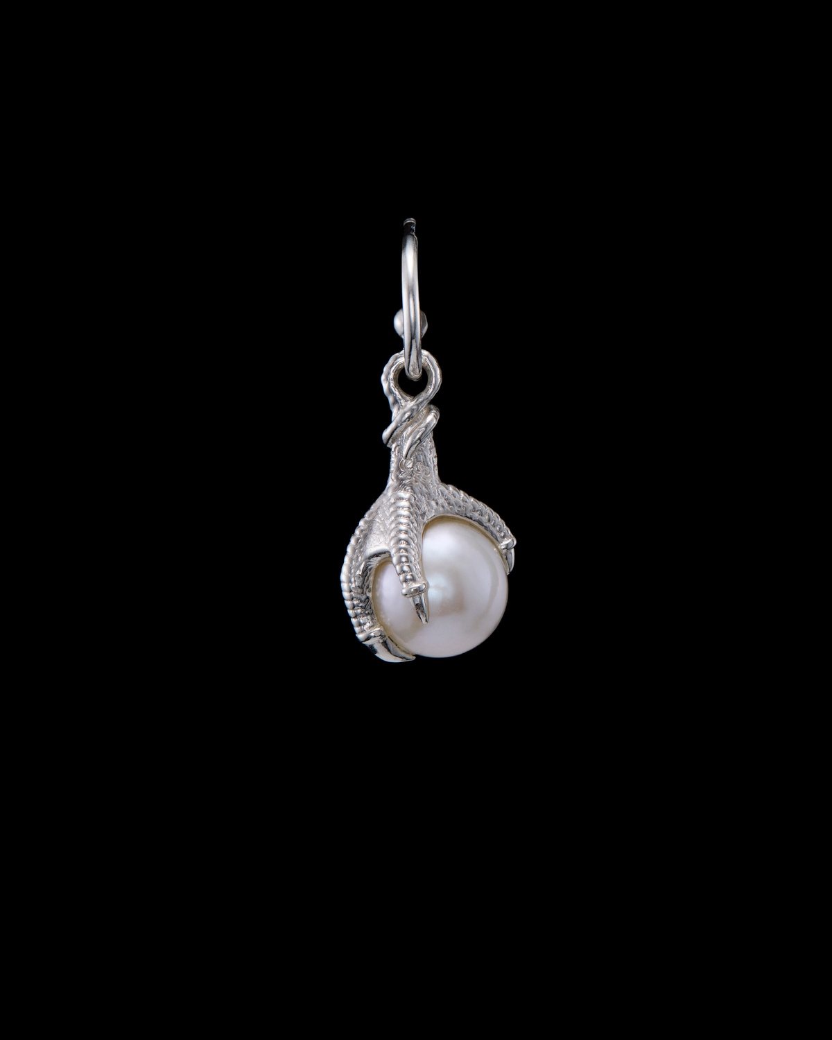 Claw Pearl Earring-image-0