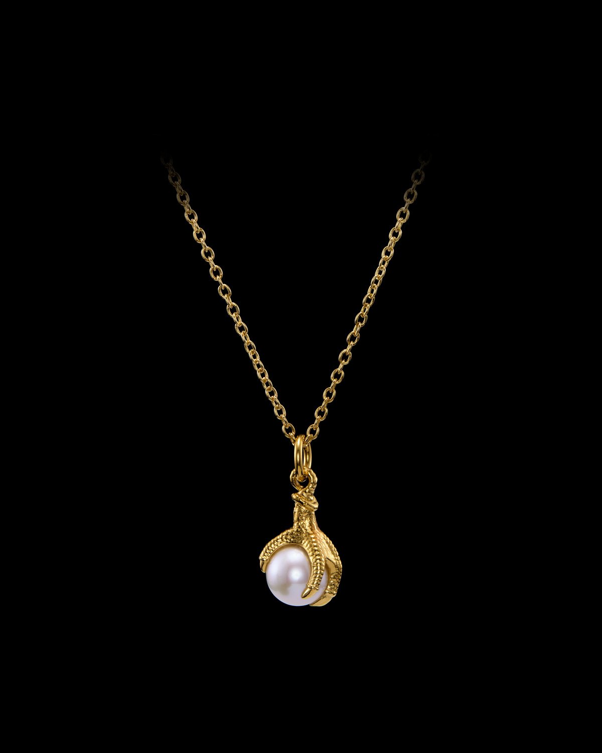 Claw Pearl Necklace-image-0